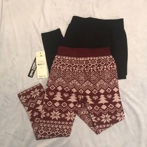 Fleece leggings